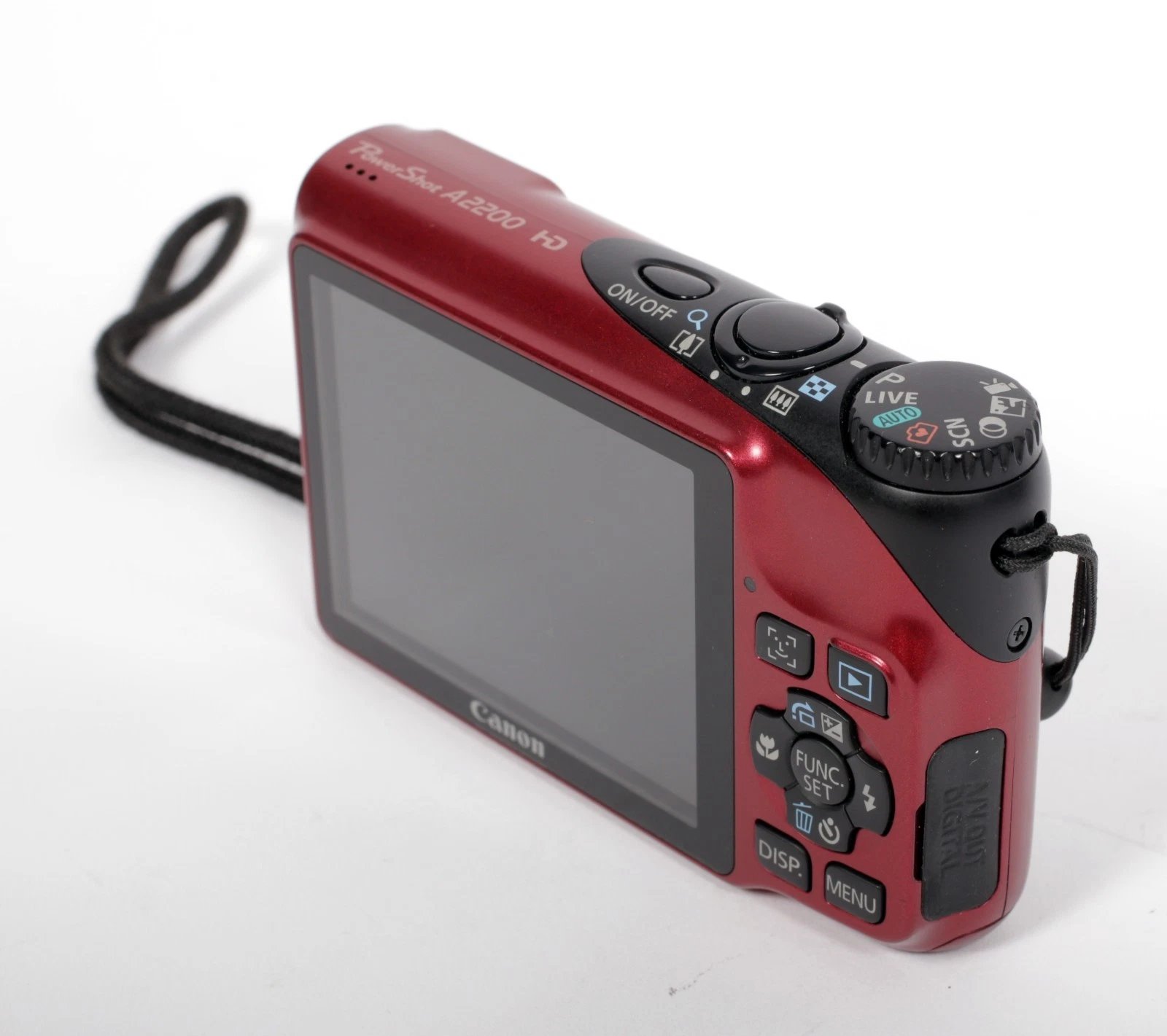 Canon PowerShot RED A2200 14.1MP Compact Digital Camera + new